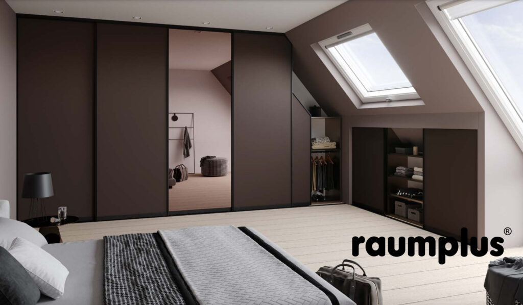 Sliding Sloped ceiling wardrobe